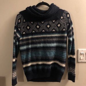 Knit turtleneck sweater